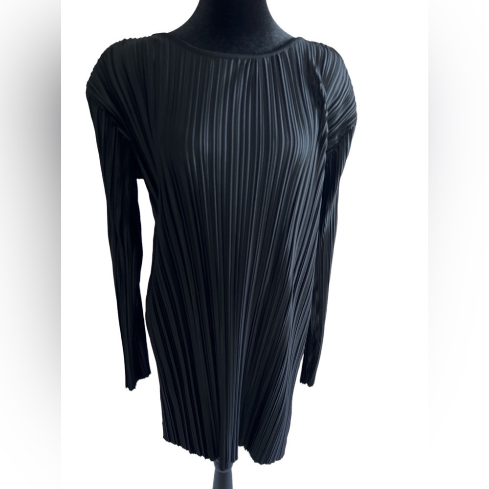 Polo Garag Mini black pleats pullover Dress Elegant Evening Dress